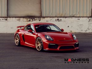 Porsche Cayman Custom Wheels - RS74 by Vossen - Patina Gold Porsche Cayman Custom Wheels - RS74 by Vossen - Patina Gold